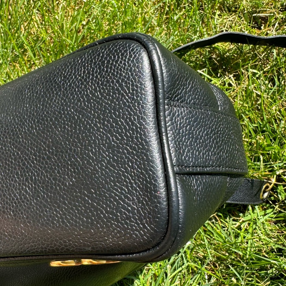 CHANEL RARE vintage 1991,6 CC bucket bag,auth. Card, box, dust bag. LARGE SIZE - Picture 11 of 16